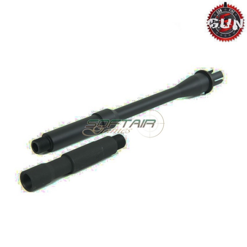 14.5" Black Outer Barrel For Aeg Gun Five (gf-038) 14.5" Black Outer Barrel For Aeg Gun Five (gf-038)