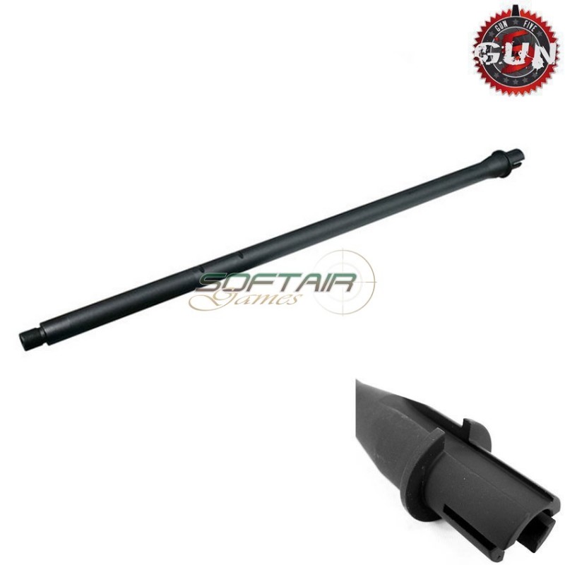M16 Type 510mm Black Outer Barrel For Aeg Gun Five (gf-040) M16 Type 510mm Black Outer Barrel For Aeg Gun Five (gf-040)