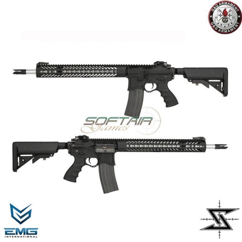 Fucile Elettrico Ar-15 Sbr8 Black G2 System Emg Seekins Precision G&g (gg-tgr-015-br8-bnb)