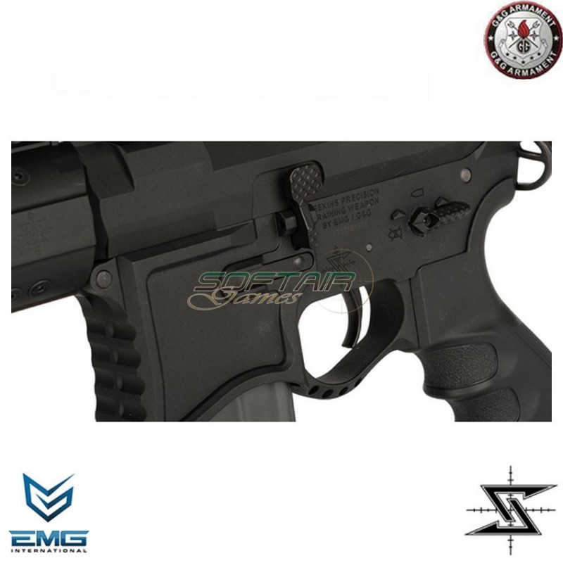 Fucile Elettrico Ar-15 Sbr8 Black G2 System Emg Seekins Precision G&g (gg-tgr-015-br8-bnb)