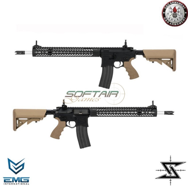 Fucile Elettrico Ar-15 Sbr8 Two Tone G2 System Emg Seekins Precision G&g (gg-tgr-015-br8-dnb)