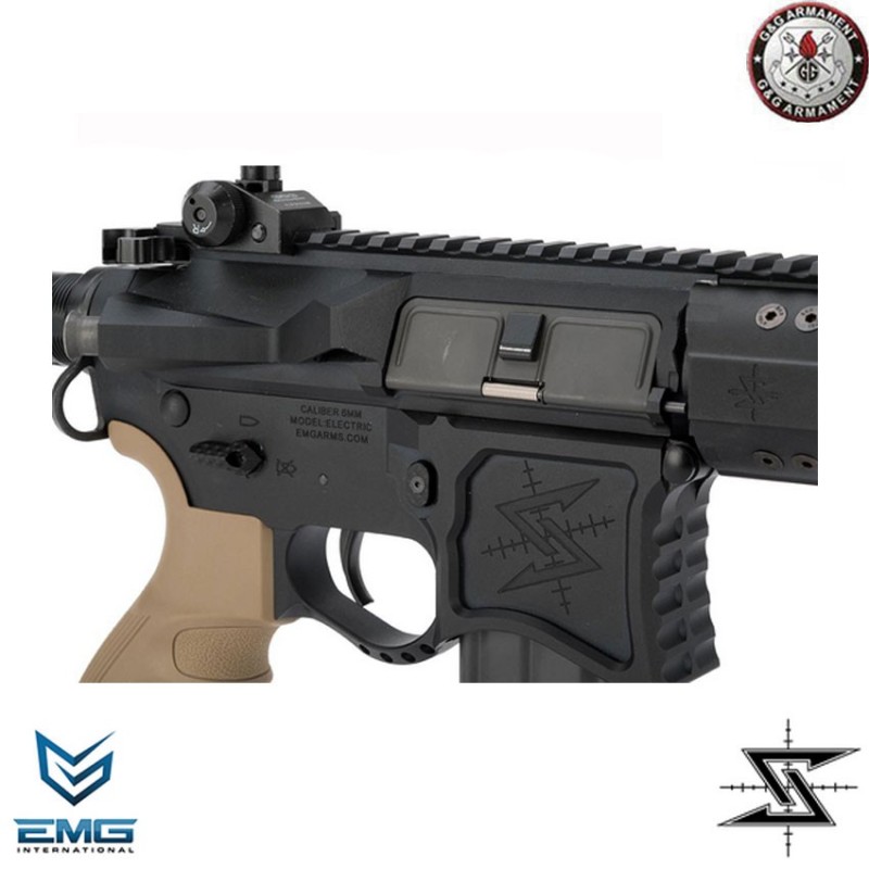 Fucile Elettrico Ar-15 Sbr8 Two Tone G2 System Emg Seekins Precision G&g (gg-tgr-015-br8-dnb)