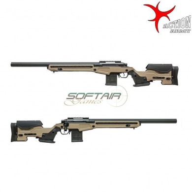 Spring Sniper Rifle Aac T10 Vsr-10 Type Fde Action Army (aa-aac-t10-fde)