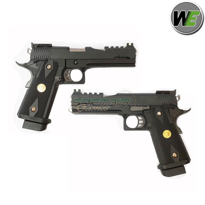 Gbb Gas Pistol Hi-capa 5.1 Dragon Type A Full Black We (we-h005a)