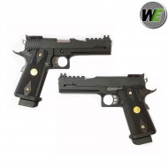 Pistola A Gas Hi-capa 5.1 Dragon Type A Full Black We (we-h005a)