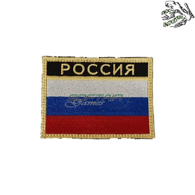 Embroidered Patch Russia Current Color Frog Industries® (fi-emb-13-008)