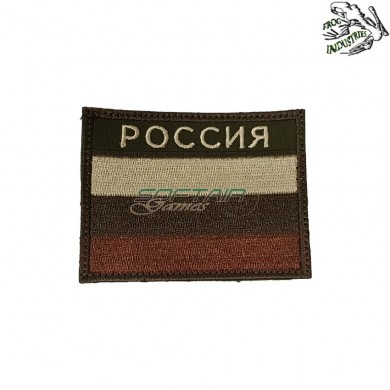 Embroidered Patch Russia Current Low Visibility Frog Industries® (fi-emb-13-008-od)