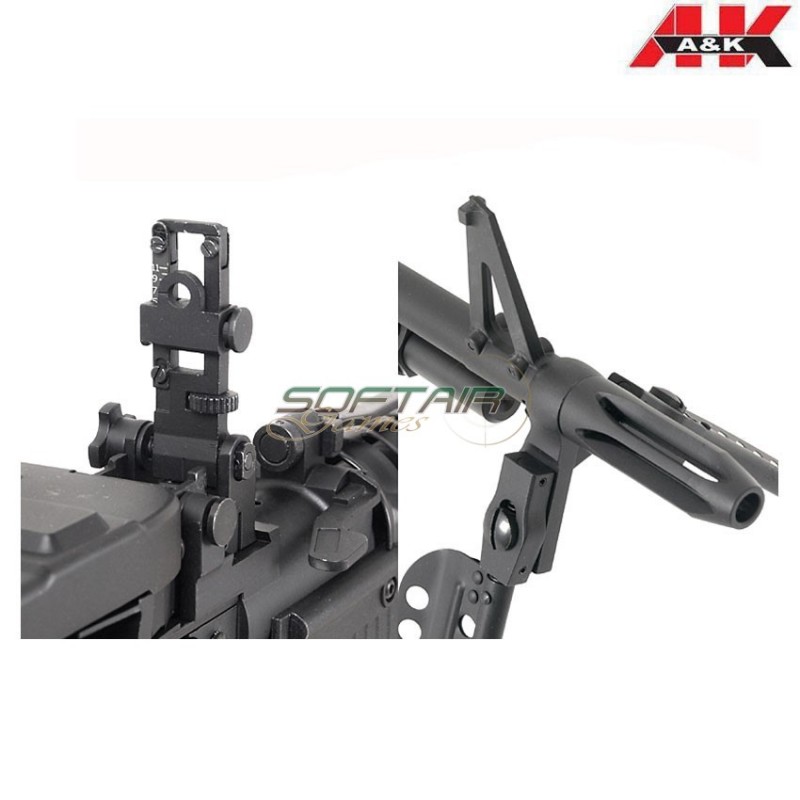 Electric Machine Gun M60 Vietnam Black A&k (aek-m60-01-bk) Electric Machine Gun M60 Vietnam Black A&k (aek-m60-01-bk)