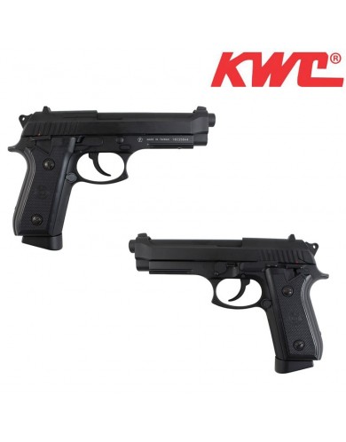 Co2 Pistol Beretta Pt92 Full Metal Black Full Auto Kwc (kwc-pt92) - Softair  Games - ASG Softair San Marino