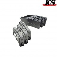 Set 6 Caricatori Monofilari 45bb T4 Tactical M4/m16 Ics (ics-ic-ma151)