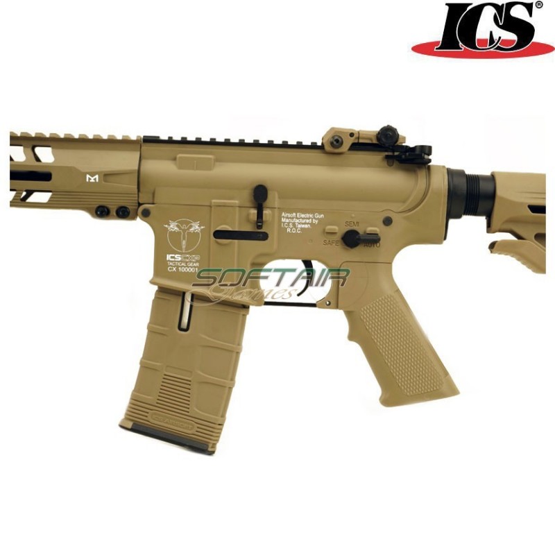 Fucile Elettrico M4 Cxp Peleador Sportline Tan Ics (ics-ic-440t)