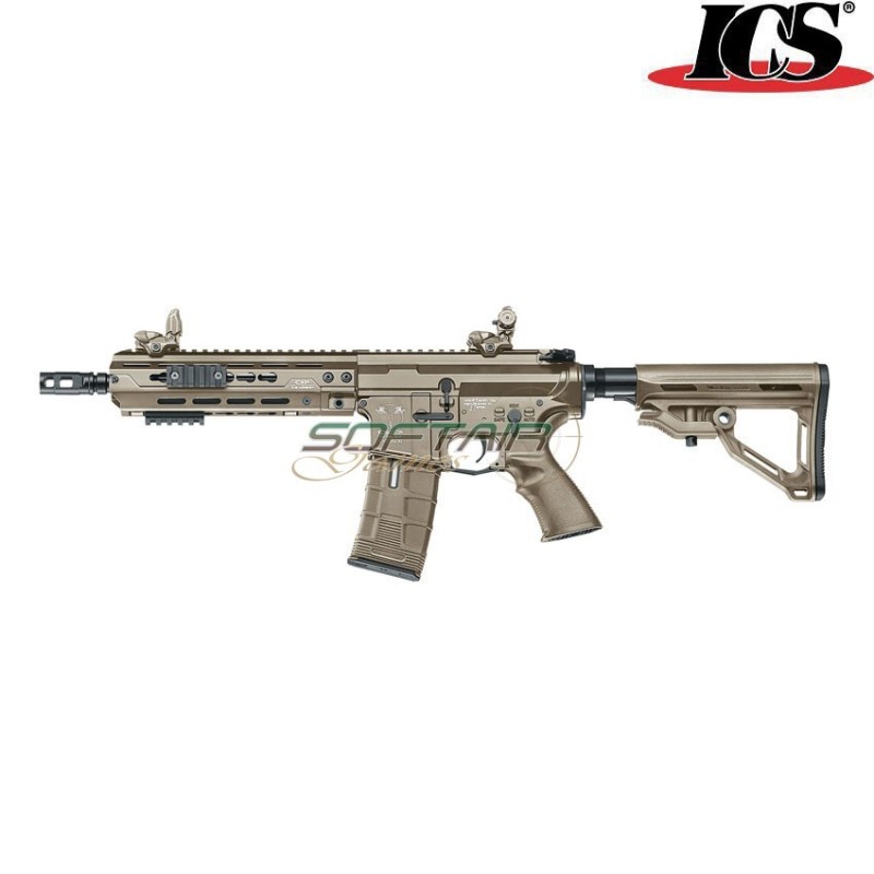 Electric Rifle Blowback M4 Cxp Hog Front Wired Tan Ics (ics-ic-270t)