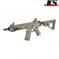 Electric Rifle Blowback M4 Cxp Hog Front Wired Tan Ics (ics-ic-270t)