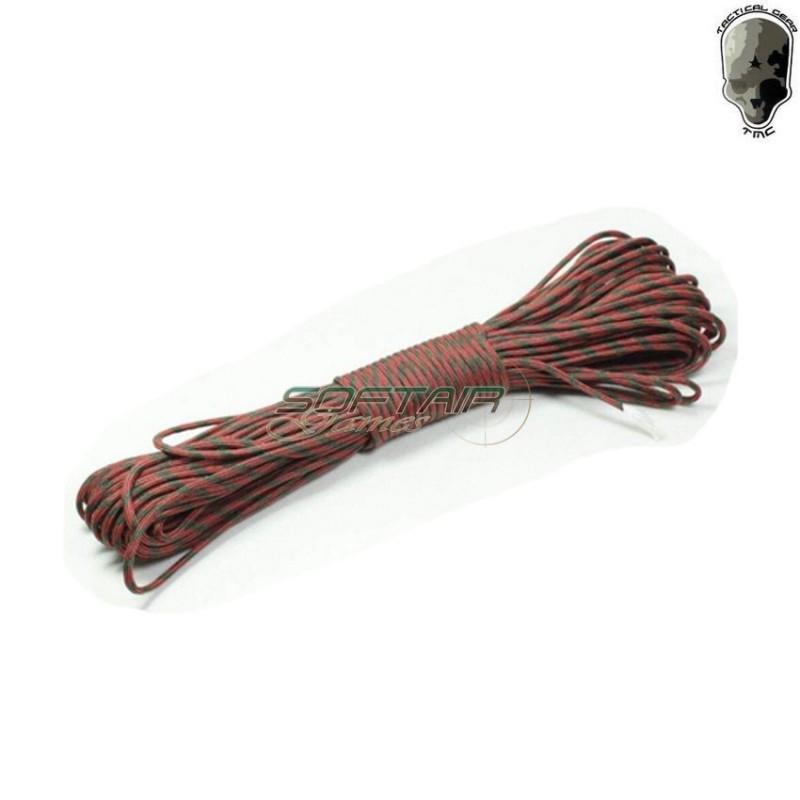 Paracord In Nylon Da 30 Metri Red/od Tmc (tmc-0787)