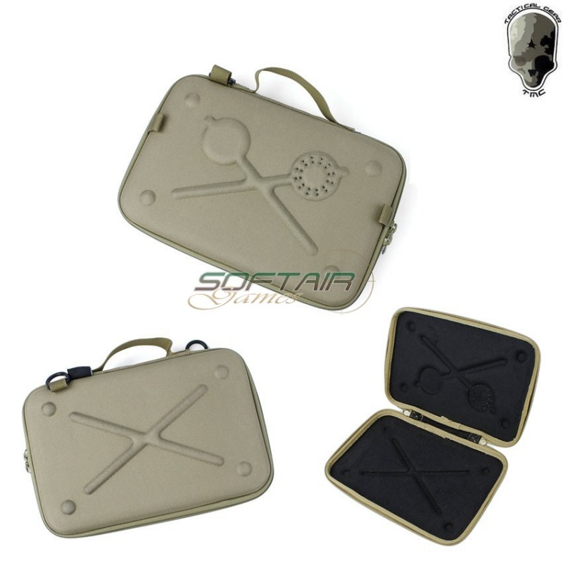 Valigia In Eva Semi Rigida 22x17 Porta Pistola Dark Earth Tmc (tmc-1921-de)