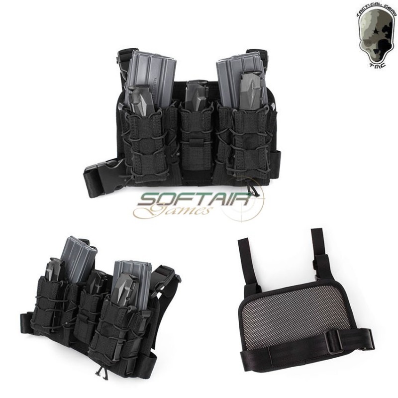 Hight Hang Leg Rig Costa Style Black Tmc (tmc-2013-bk)