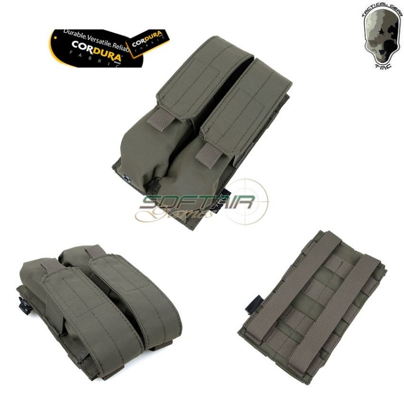 Double Pouch Matte Ranger Green For Mp7 Magazines Tmc (tmc-2379-rg)