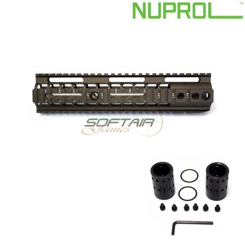 Bocca Rail 10 Pollici Type Noveske Bronze Nuprol (nu-nrs-01-10-bro)