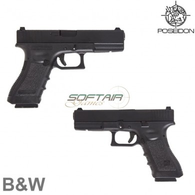 Gas Pistol B&w S17b G17 Gbb Black Poseidon (pbw-s17b)