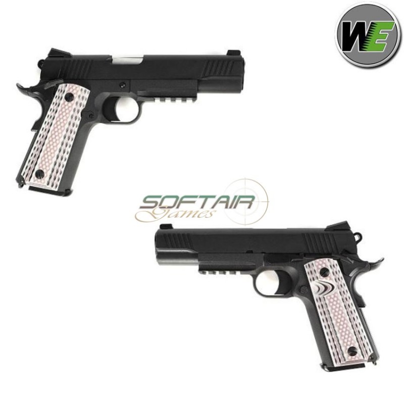 Gas Pistol M45a1 Marines Cqbp Black Scarellante We (we-we15b) Gas Pistol M45a1 Marines Cqbp Black Scarellante We (we-we15b)