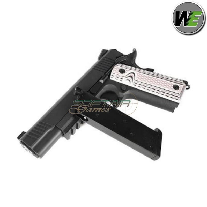 Gas Pistol M45a1 Marines Cqbp Black Scarellante We (we-we15b) Gas Pistol M45a1 Marines Cqbp Black Scarellante We (we-we15b)