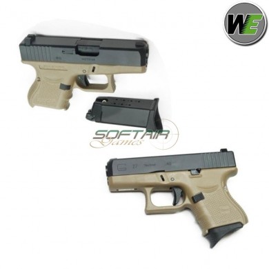 Gas Pistol Gen.4 Glock G27 Black Gas Blowback We (w-g26t)