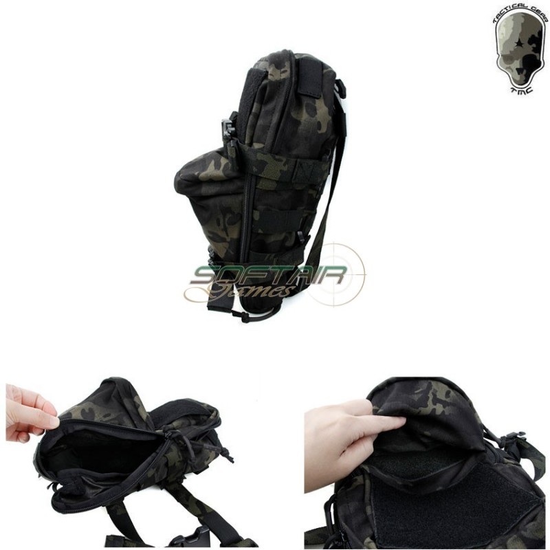 Mini Hydro Bag Backpack Multicam® Black Genuine Usa For Assault Vest Tmc (tmc-2503-mcbk)