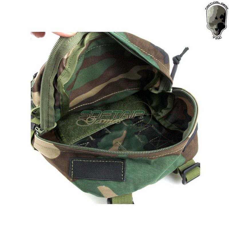 Mini Hydro Bag Backpack Woodland For Assault Vest Tmc (tmc-2503-wl)