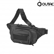 Tactical Waist Pack Molle System Black Outac (ot-msp01-b)