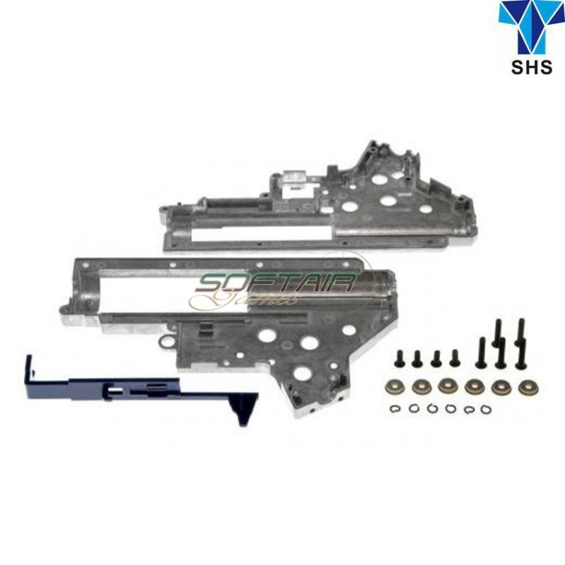 Gearbox In Metallo Rinforzato 8mm Ver.2 M4/mp5/g3 Shs (shs-b067a)