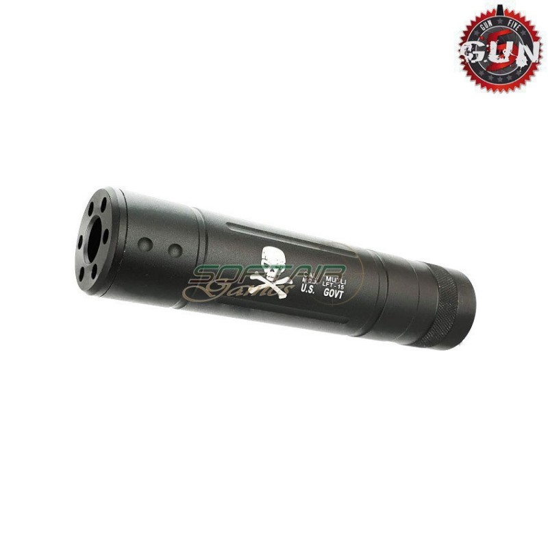 Silenziatore Aeg 145x30mm Black U.s. Govt 14x1 Ccw Gun Five (gf-147f)