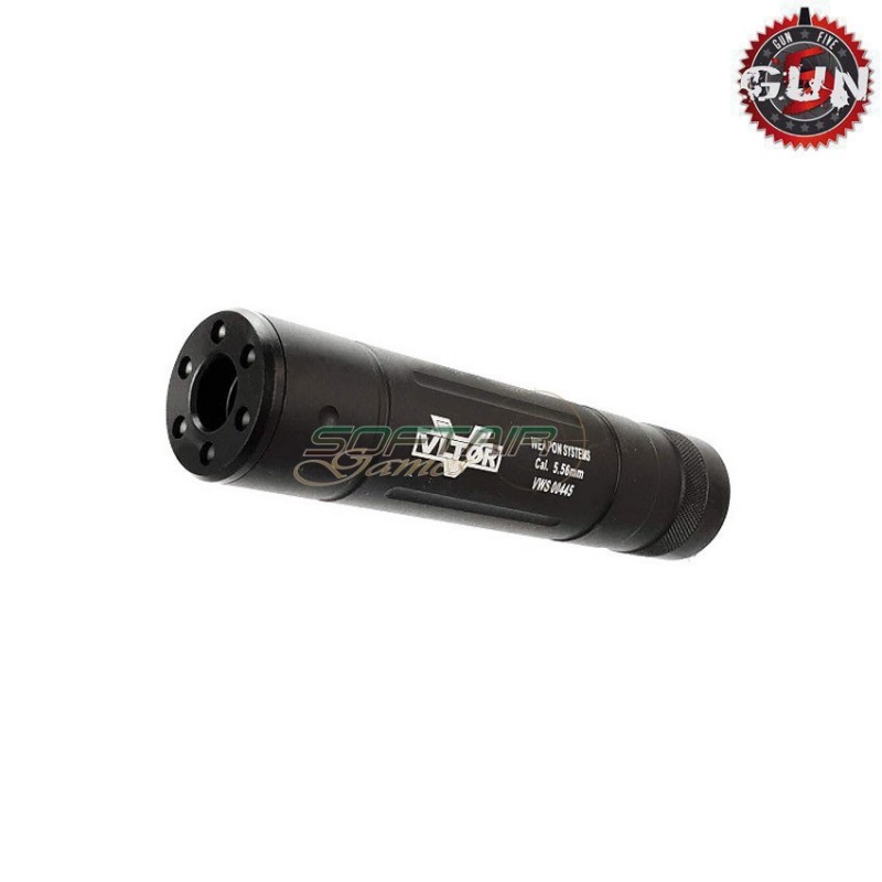 Silencer Aeg 145x30mm Black Vltor 14x1 Ccw Gun Five (gf-147q)