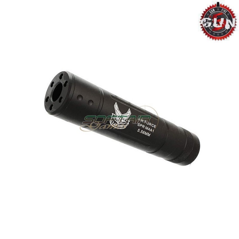 Silencer Aeg 155x30mm Black Air Force 14x1 Ccw Gun Five (gf-148b)