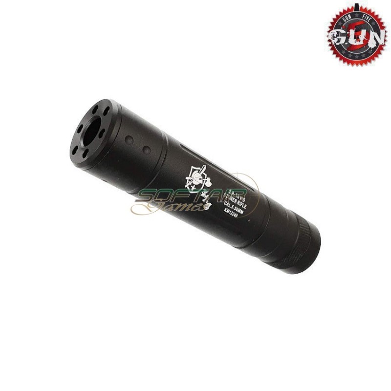 Silenziatore Aeg 155x30mm Black Stoner 14x1 Ccw Gun Five (gf-148m) Silenziatore Aeg 155x30mm Black Stoner 14x1 Ccw Gun Five (gf-148m)