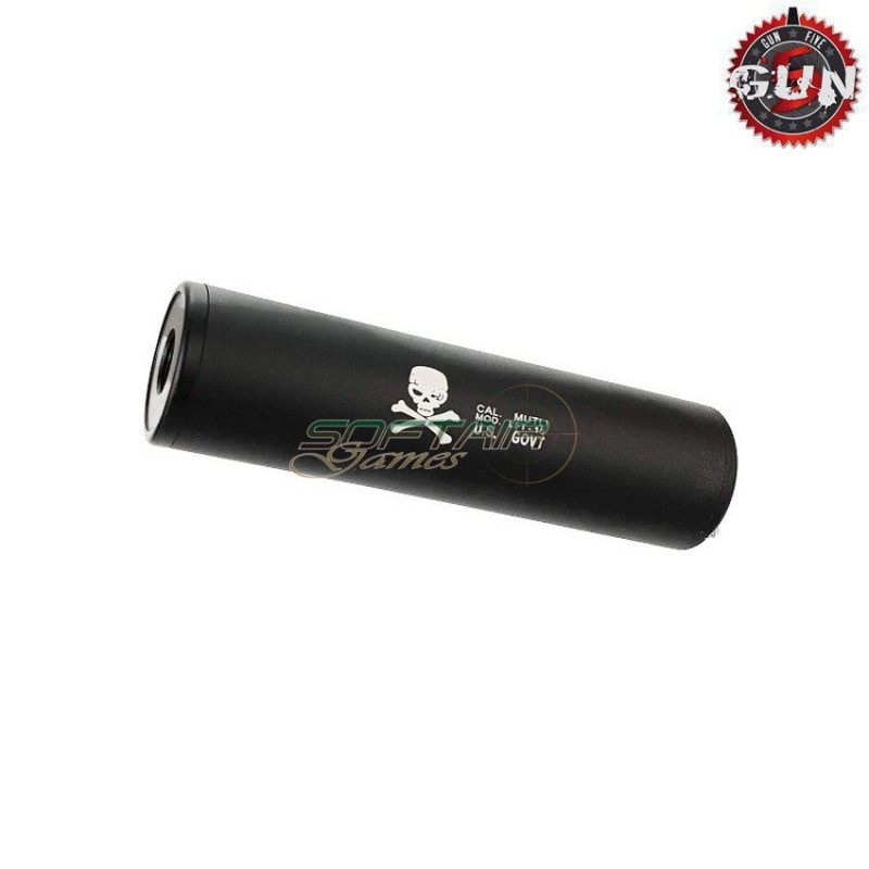 Silenziatore Aeg/gbb 130x35mm Black U.s. Govt 14x1 Cw/ccw Gun Five (gf-186f)