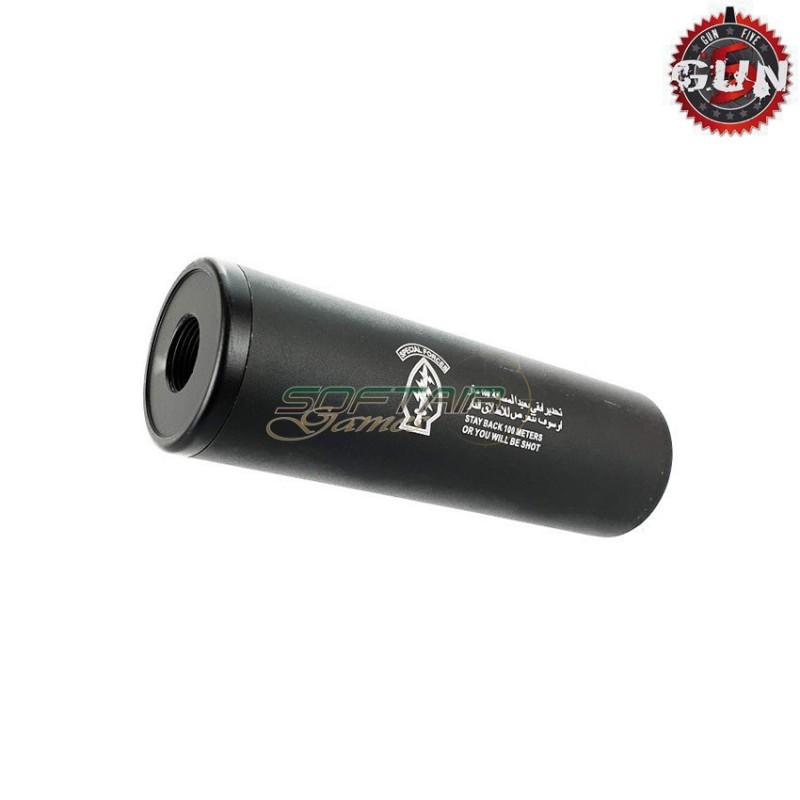 Silencer Aeg/gbb 110x35mm Black Special Forces 14x1 Cw/ccw Gun Five (gf-190d) Silencer Aeg/gbb 110x35mm Black Special Forces 14x1 Cw/ccw Gun Five (gf-190d)