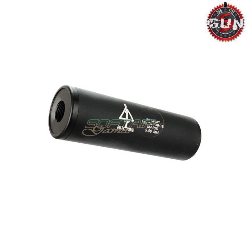 Silencer Aeg/gbb 110x35mm Black Delta Force 14x1 Cw/ccw Gun Five (gf-190e) Silencer Aeg/gbb 110x35mm Black Delta Force 14x1 Cw/ccw Gun Five (gf-190e)