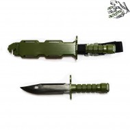 Coltello Dummy Type 6 M4/m16 Bayonet Con Fondina Rigida Green Frog Industries® (fi-knife-6-od)