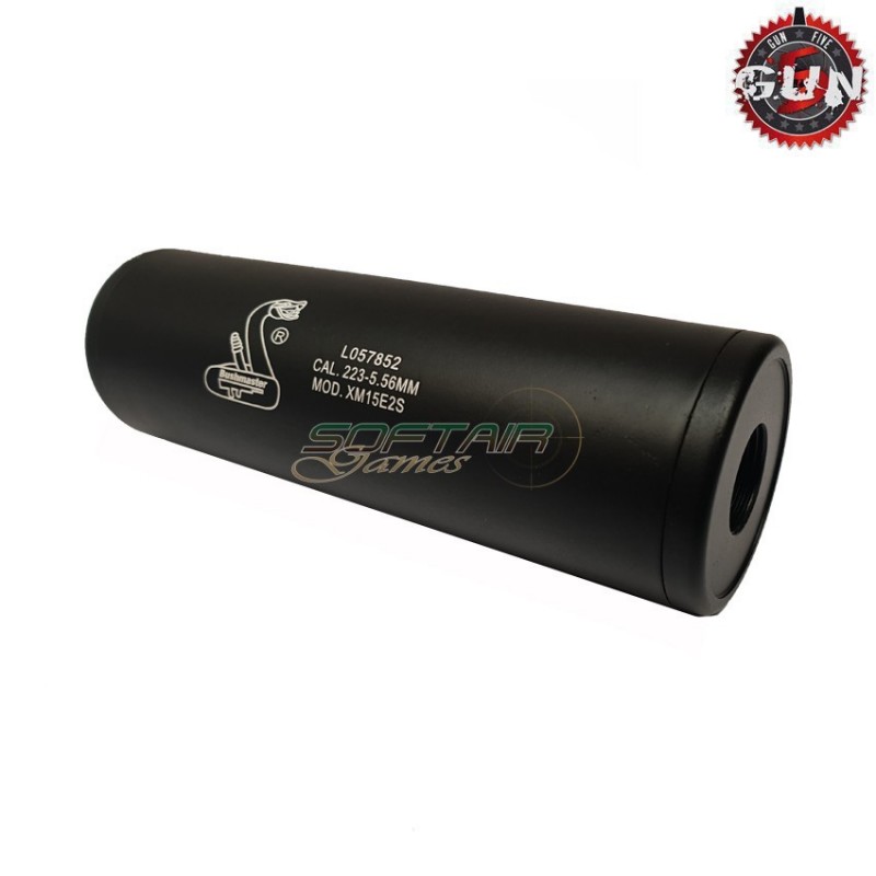 Silencer Aeg/gbb 110x35mm Black Bushmaster 14x1 Cw/ccw Gun Five (gf-190i) Silencer Aeg/gbb 110x35mm Black Bushmaster 14x1 Cw/ccw Gun Five (gf-190i)
