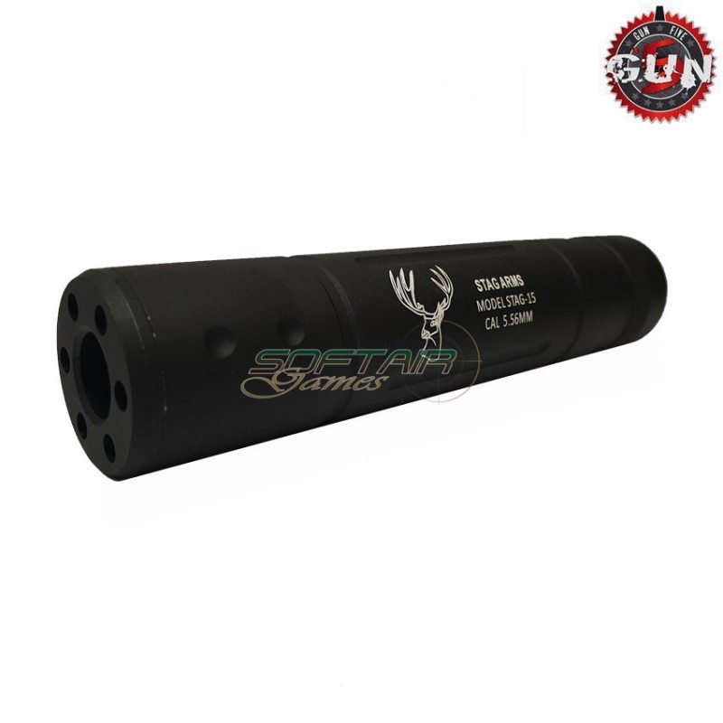 Silencer Aeg 155x30mm Black Stag Arms 14x1 Ccw Gun Five (gf-148g) Silencer Aeg 155x30mm Black Stag Arms 14x1 Ccw Gun Five (gf-148g)