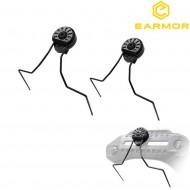 Set 2 Agganci Rail Kit Mtec Flux LC Model Earmor (ea-m13)