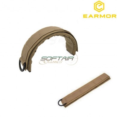 Headband Advanced Modular Interchangeable Cover Tan Earmor (ea-m61-tn)