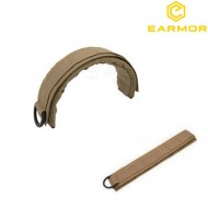 Headband Cover Intercambiabile Modulare Advanced Tan Earmor (ea-m61-tn)