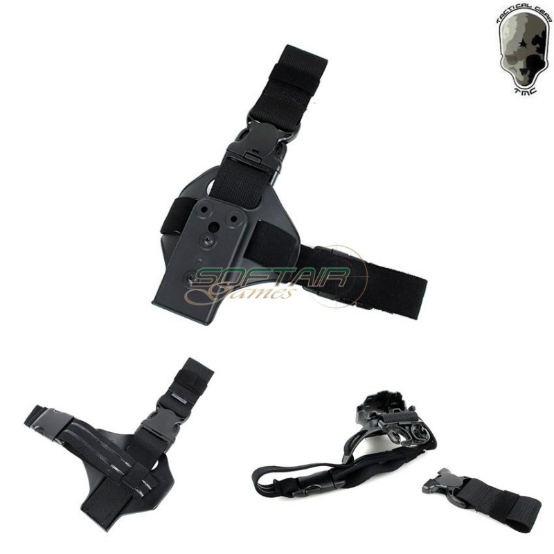 Leg System Panel Black For Rigid Holster 579 Type Tmc (tmc-2673-bk)