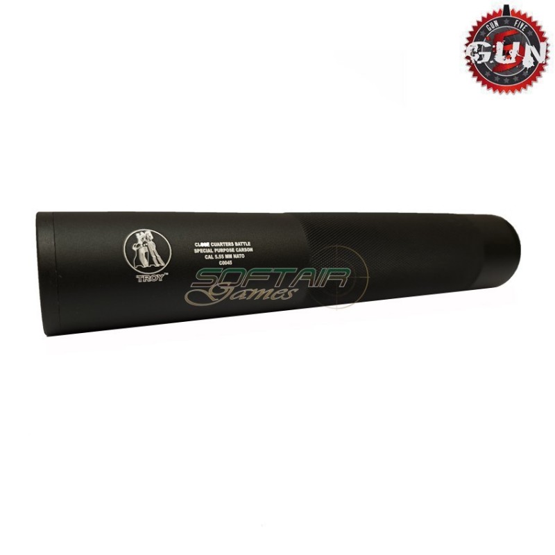 Silencer Aeg/gbb 195x35mm Black Troy 14x1 Cw/ccw Gun Five (gf-139l)