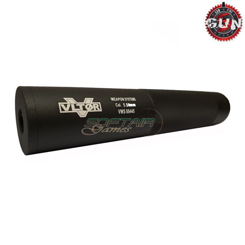 Silenziatore Aeg/gbb 195x35mm Black Vltor 14x1 Cw/ccw Gun Five (gf-139q) Silenziatore Aeg/gbb 195x35mm Black Vltor 14x1 Cw/ccw Gun Five (gf-139q)