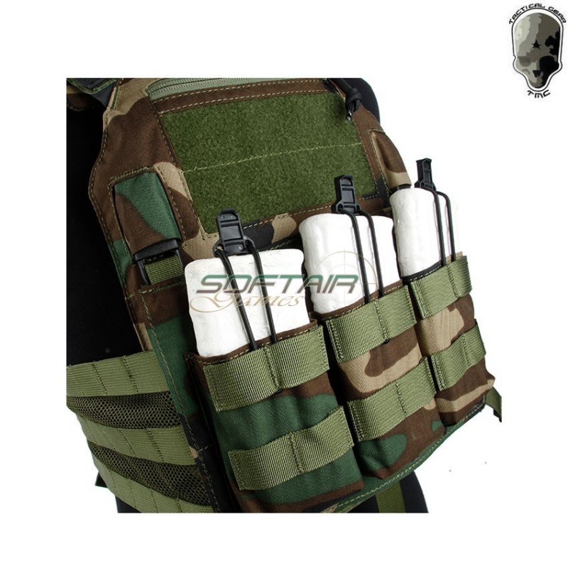 Plate Carrier 420 Lbx Type Woodland Tmc (tmc-2745-wl) Plate Carrier 420 Lbx Type Woodland Tmc (tmc-2745-wl)