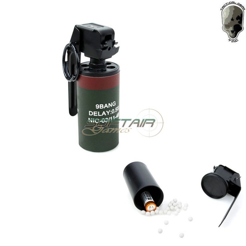 Set Dummy Flshbang Grenade Black Tmc (tmc-2879-bk)