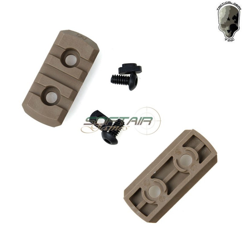 LC 3 Slots Dupont Coyote Brown Rail Tmc (tmc-3021-cb)