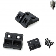 LC Offset Light Mount Dupont Black Rail Tmc (tmc-3025-bk)